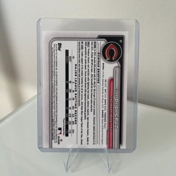 2024 Topps Bowman Ella De La Cruz Rookie Card - 22 - Picture 2 of 2